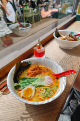 ramen, japanese food, tantanmen, noodles, japanese cuisine, asian food,
