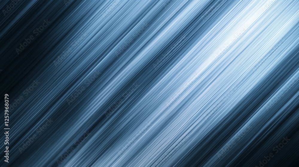 Poster abstract diagonal blue lines background; website, presentation