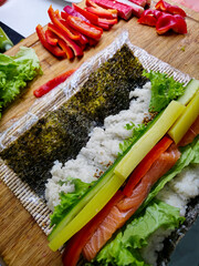 sushi, japanese food, seafood, umami, seaweed, japanese cuisine, sushi roll