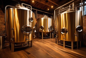 captivating unique brewery atmosphere enhanced distinctive equipment innovative setups all beer enthusiasts, bar, decor, lights, tables, chairs, wood