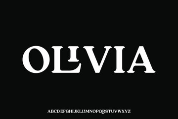 Display alphabet font vector design suitable for headline, poster, logo, magazine and many more