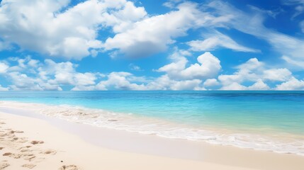 peaceful blue sky with wispy clouds