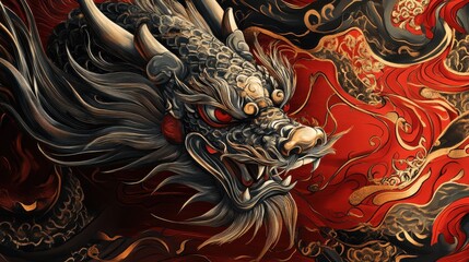 Chinese new year background vector. Oriental festive art design for place text and product images. Design for sale banner, cover and invitation.