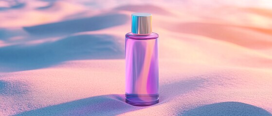 Multicolored Comic Book Background with Bottle Design