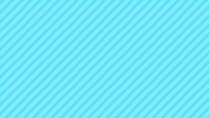 夏に使える斜めのかわいいストライプ模様背景 チラシ・Web・動画背景素材16:9サイズ 水色