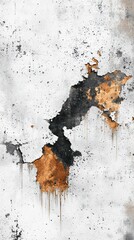 Distressed grunge texture with warm beige and dark accents
