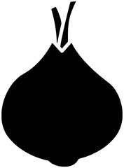 onion illustration garlic silhouette vegetable logo healthy icon food outline vegetarian organic fresh diet ingredient raw spice vegan ripe shape or vector graphic background