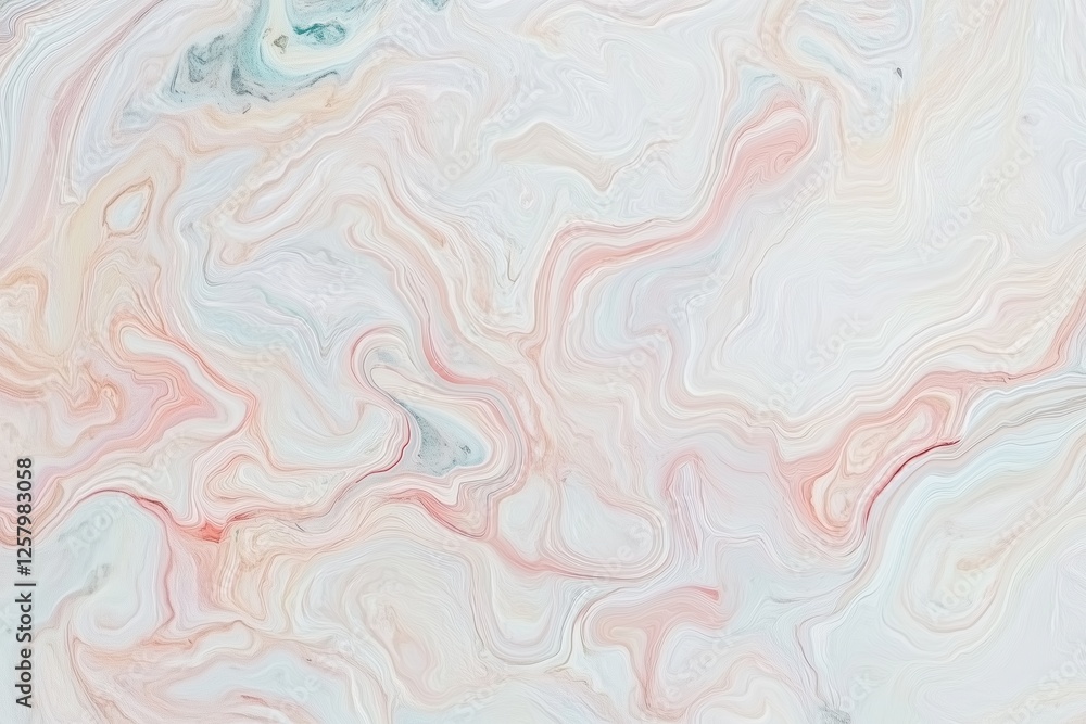 Poster soft pastel marble texture with gentle swirls and abstract patterns