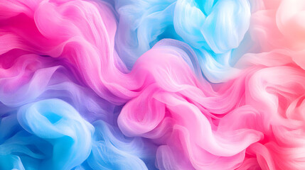 Obraz premium Abstract Pastel Swirls of Colorful Fabric Texture Background Image