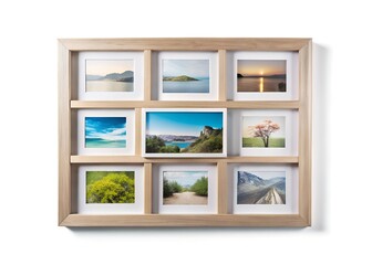 Obraz premium picture frame isolated on a white background