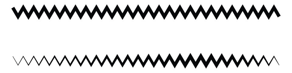 wave curved zig zag line icon on white background.