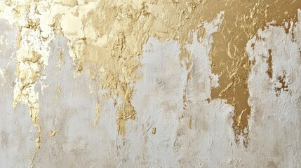 Fototapeta premium Subtle vintage-inspired beige and golden grungy background, textured and rough.