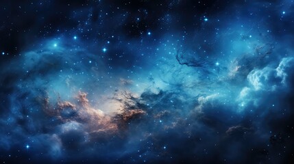 Fototapeta premium stars 3d blue