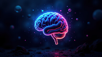 "Neural Network Illustration with AI-Inspired Design"