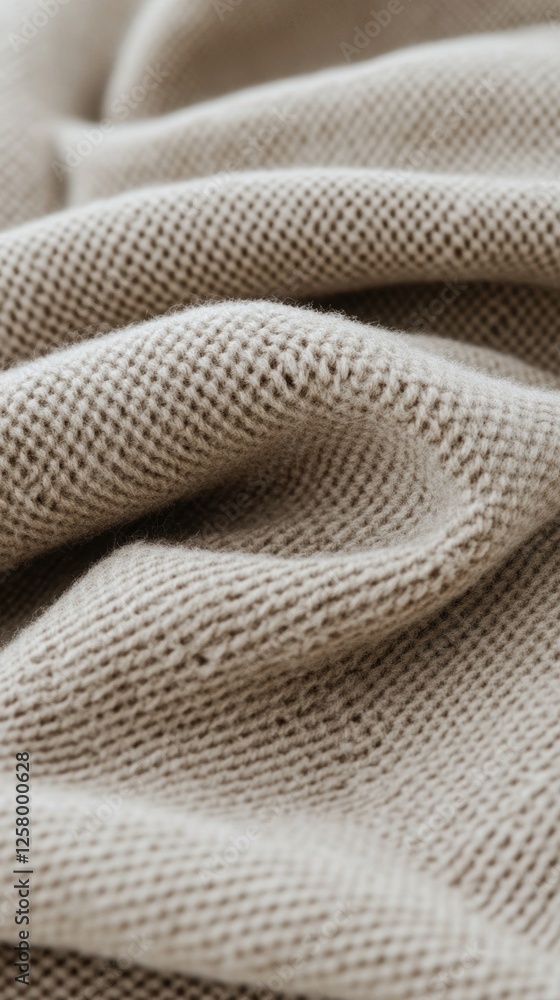 Poster elegant close up of wool mesh base layer fabric texture showing its grid like breathable design in s