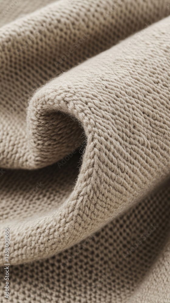 Poster elegant close up of wool mesh base layer fabric texture showing its grid like breathable design in s