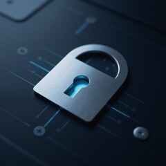 Document protection symbol with data security emphasis