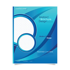 Brochure design, cover modern layout, annual report, poster, flyer in A4 size