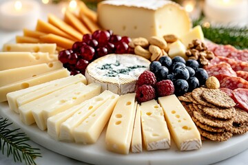 Different types of products for better tasting a wine. Generative AI