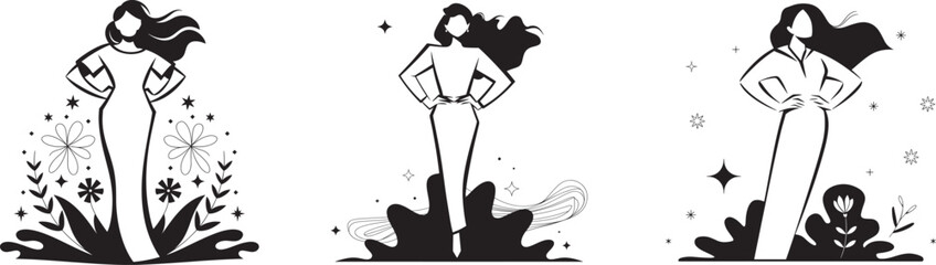 International Women’s Day Empowerment Vector Illustration