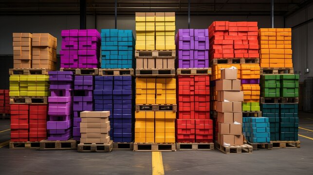 wrehouse box on a pallet