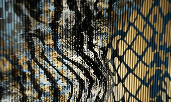 Snake skin video background, snake skin texture video background. Beautiful seamless pattern color gradient. Vibrant seamless pattern of reptile skin background, generated with ai