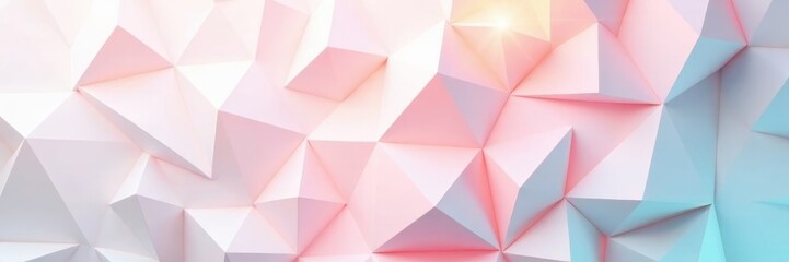 Obraz premium Abstract white triangle pattern, geometric shapes , polygonal, wallpaper