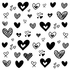 Heart Doodle Pattern