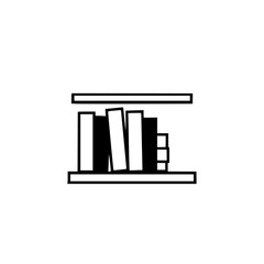 Illustration of Books on a Shelf
