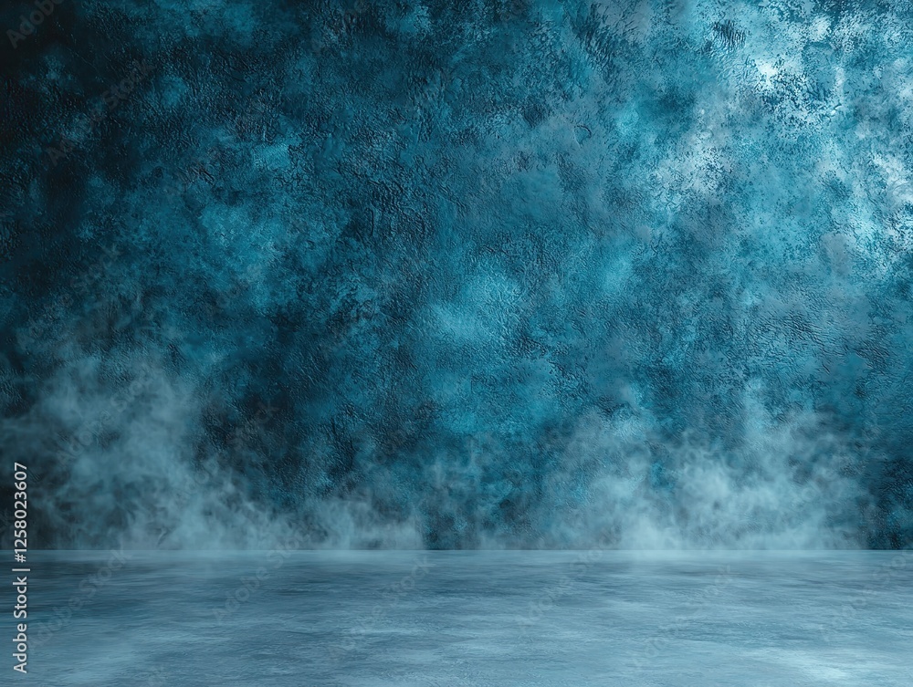 Poster abstract blue texture background digital art studio environment calm atmosphere close-up view for de