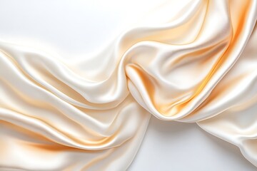 Obraz premium Elegant abstract background texture of silk fabric draped soft lighting studio setting