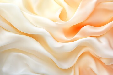 Obraz premium Soft creamy colors fluid abstract background texture in a peaceful digital art setting