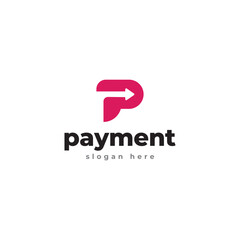 Pay now logo set with single arrow design, e-commerce concept, fast online payments and crypto wallet