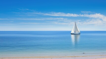 serenity blue water beach