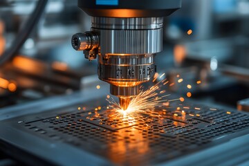 Advanced Industrial CNC Milling Machine with Spark Precision Engineering