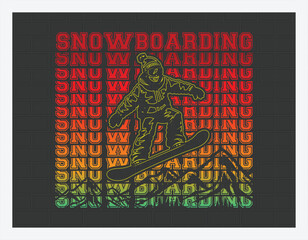 
Snowboard T Shirt Design, Adventure T Shirt, Custom t-shirt design, Outdoor, Mountain, T Shirt Design illustration

