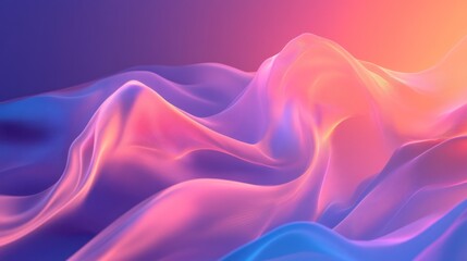 Obraz premium Background gradient with AI-generated surreal color shift, futuristic and dreamlike