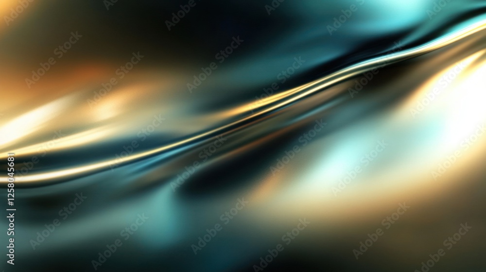 Aufkleber background gradient with metallic sheen effect, reflective and dynamic