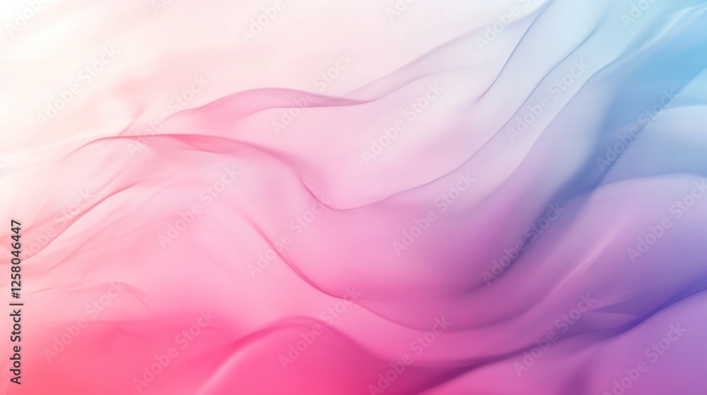 Poster background gradient with smooth blur transition, silky and seamless