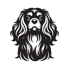 Maltese silhouette designed for pet-inspired branding projects - Maltese illustration - minimal Maltese vector - dog silhouette

