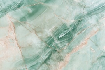 Obraz premium Green marble texture with natural veins and elegant swirls