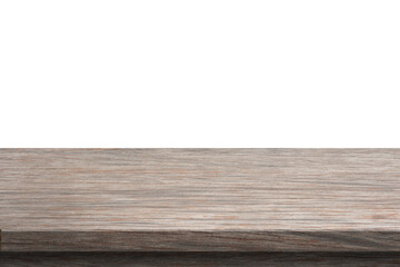 Empty old wooden table template, worn desk mock-up