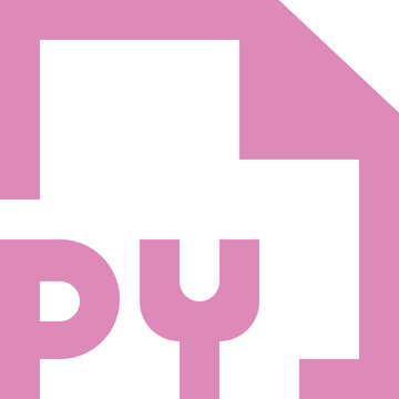 File Py icon logo design