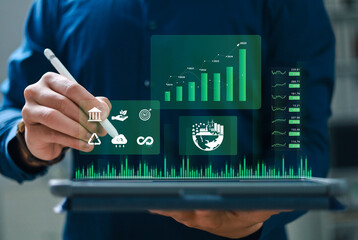 Green Economy and Net Zero Sustainability in the Future Sustainable Development and Energy Goals 2025 Graph of Global Sustainable Goals Global Environment