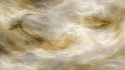Fototapeta premium Abstract Beige and Brown Swirling Cloudscape AI Generated Texture Background