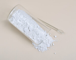 Zinc oxide is an inorganic compound with the formula ZnO.