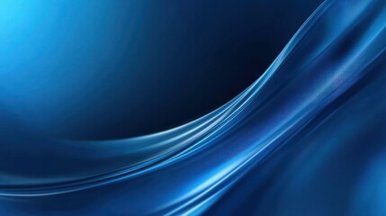 Obraz premium Blue futuristic background, sleek and modern