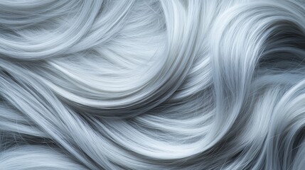 Platinum blonde hair