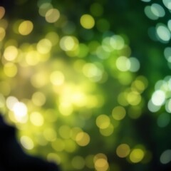Background of earth day concept: bokeh light and abstract blurred green nature background Bokeh light lights background bokeh abstract light bright effect shiny
