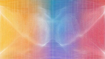 Abstract Colorful Grid Pattern Background AI art